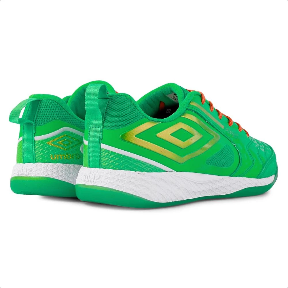 Miniatura Chuteira Futsal Umbro Pro 5 Bump Stp Masculina Verde / Branco - 37