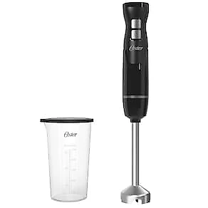 Mixer Multifuncional Oster 3 em 1 Black com Mini Processador Batedor e Copo Medidor 110V