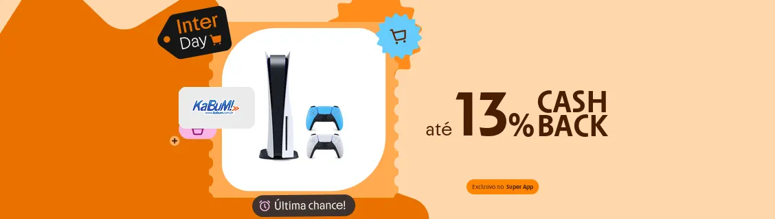 KABUM com até 13% de cashback