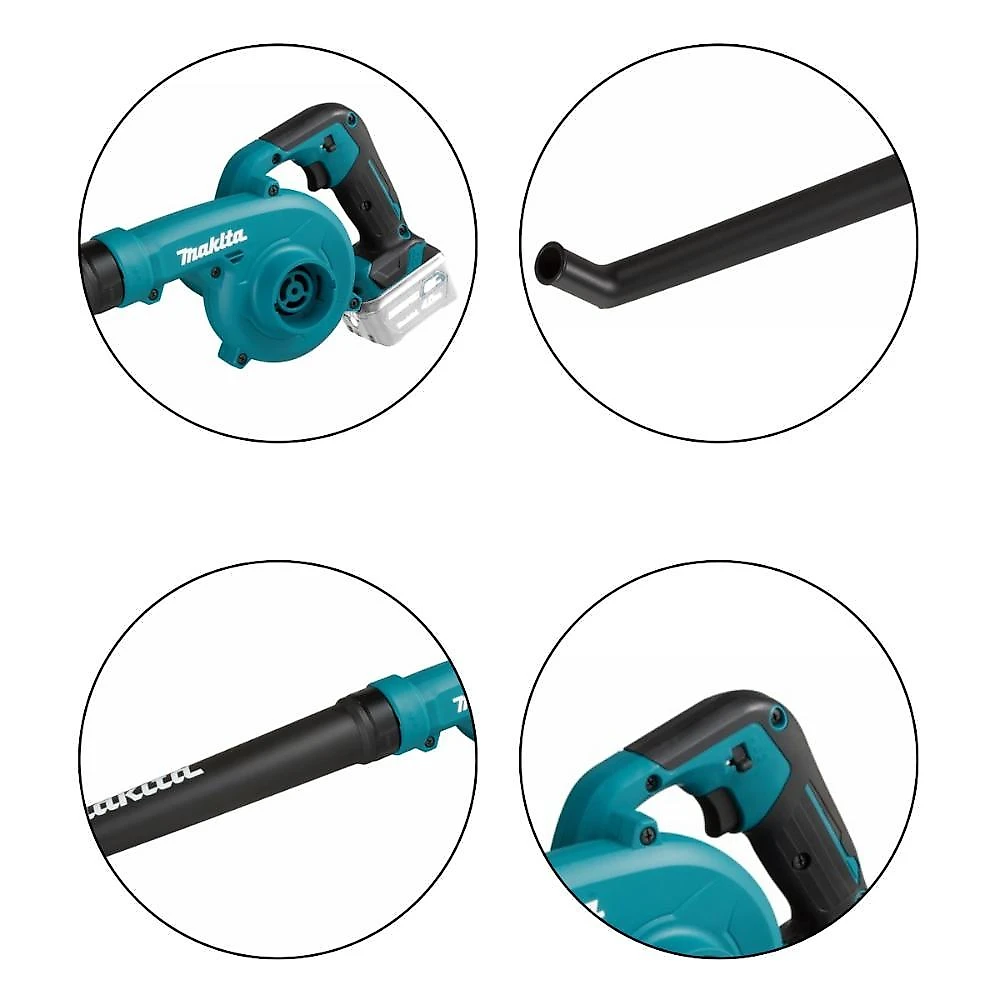 Soprador de ar 1.6n velocidade 56 m/s tubos jardim potente sem bateria sem carregador ub101dz makita