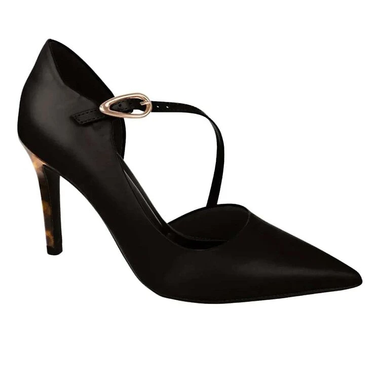 Scarpin Bebecê Canoinha Feminino - Preto - PRETO