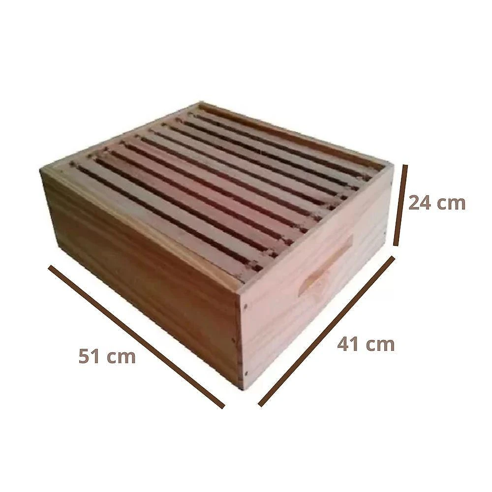 Melgueira para Apicultura Langstroth Kit 4 Unidades Eucalipto Rosa Beethoven Agropet