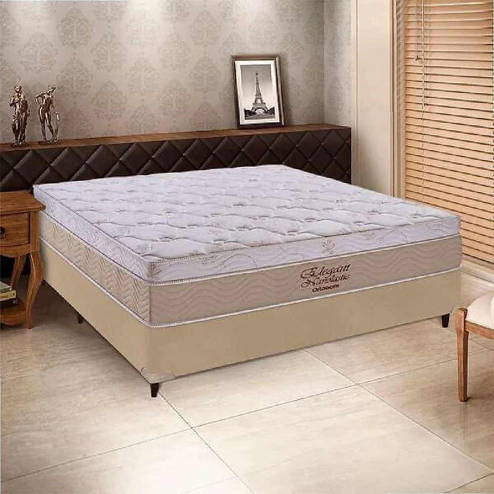 Colchão Elegant Casal Nanolastic 138x188x27cm - 1041527853 - Ortobom