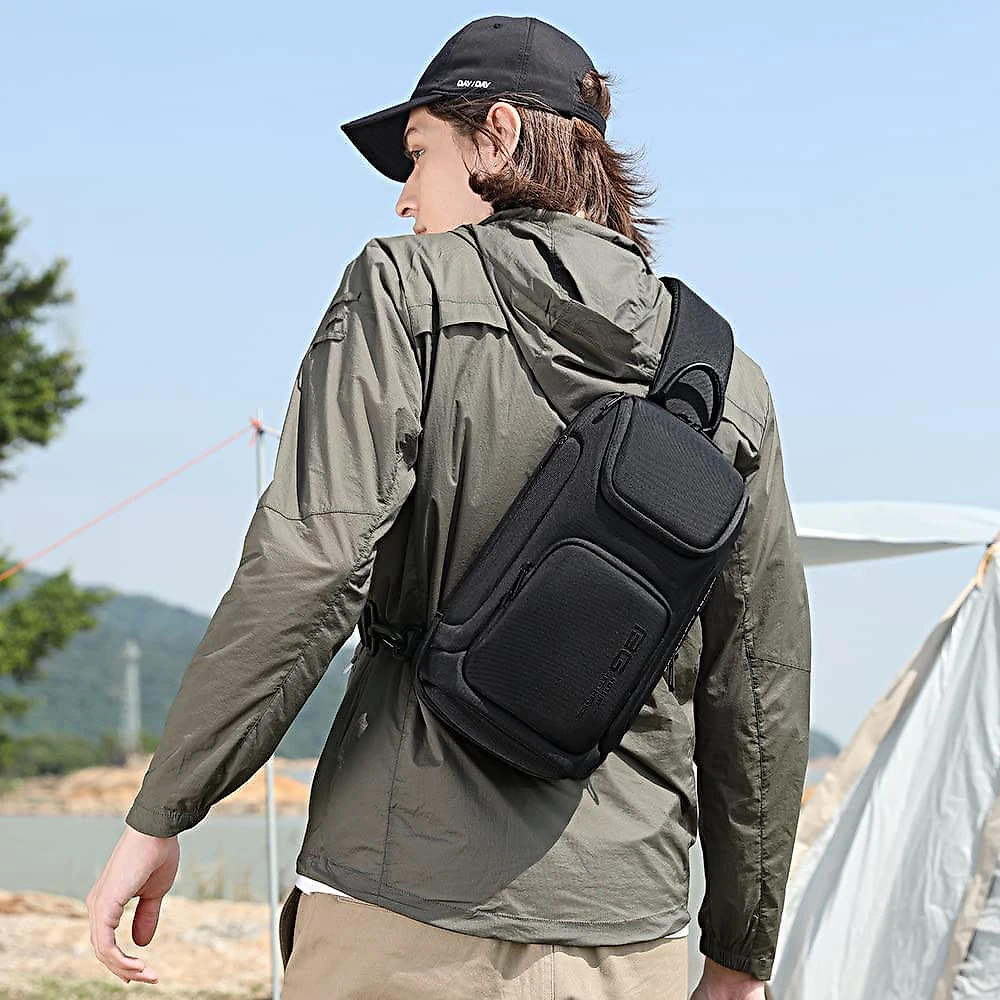 BANGE Mochila para Laptop 24 cm À prova DÁgua Preta