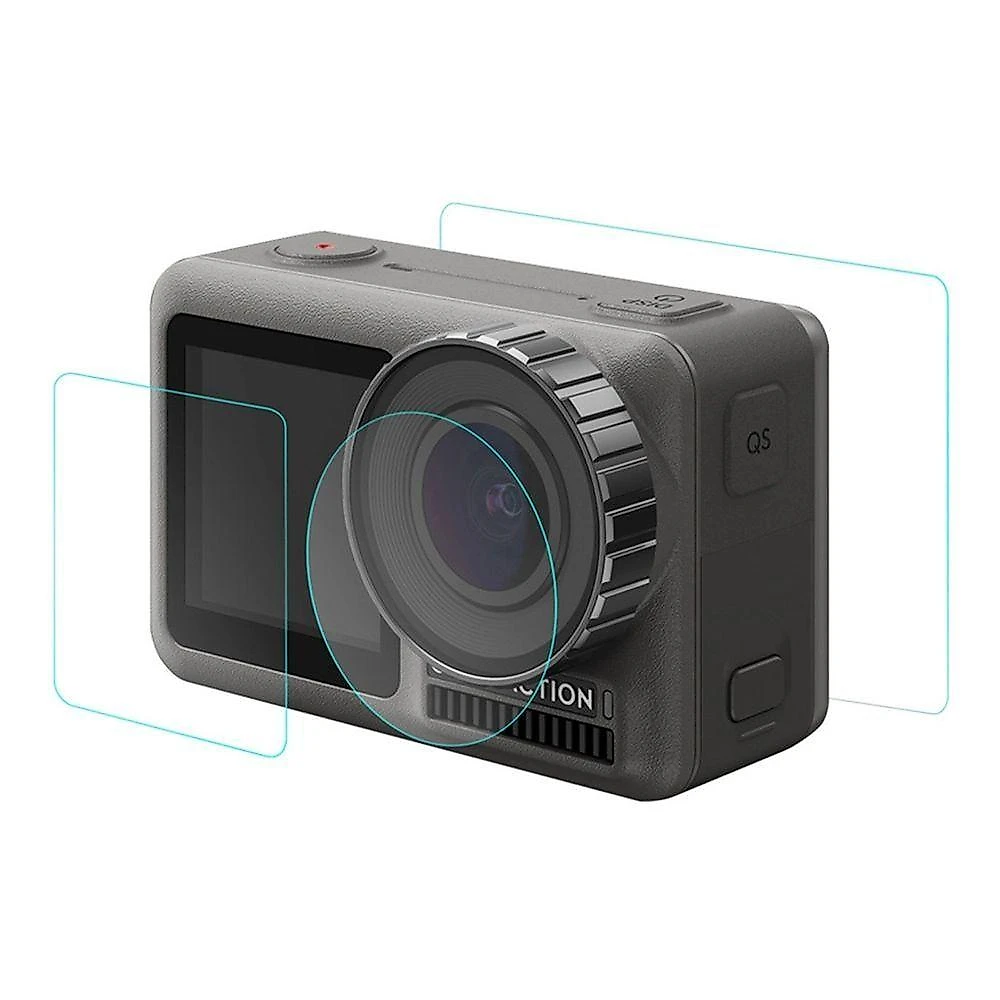 Película De Vidro Para Lente E Lcds Câmera Osmo Action