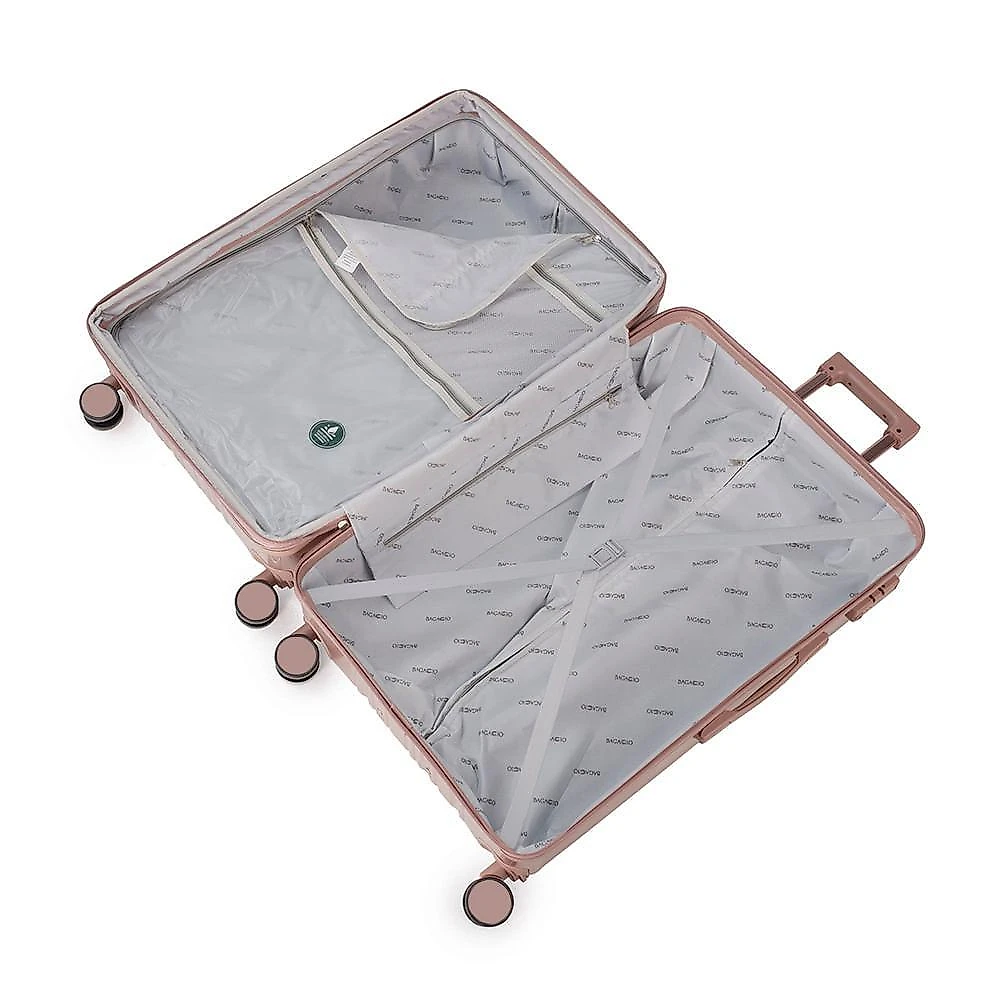 Mala média 23 kg policarbonato 4 rodas 26" monte carlo rosé m