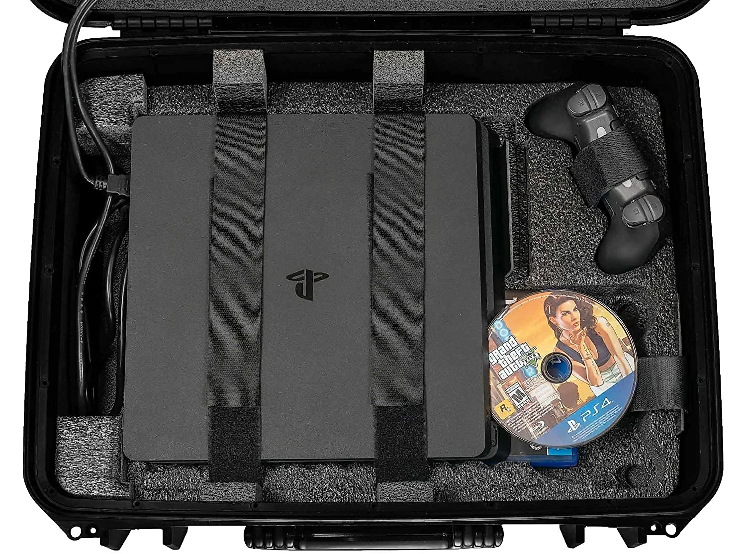 Case Club Estação de game portátil. Console, controles remotos e jogos não estão incluídos.
