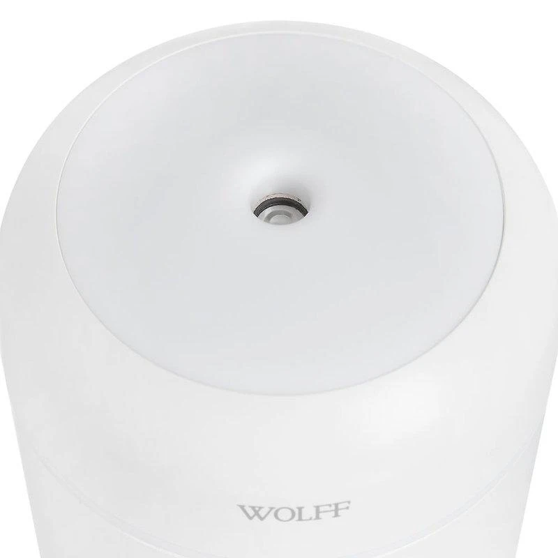 Miniatura Umidificador de Ar Wolff USB luz Led Portátil BRANCO - BIVOLT