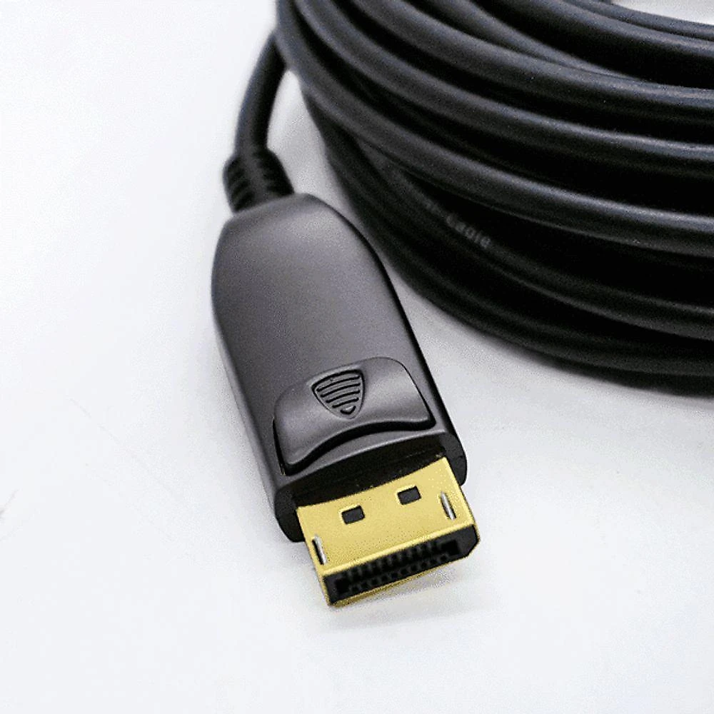 Cabo Displayport óptico 1.4 8k 60hz 48gbps Alto Desempenho (cg) - 100m