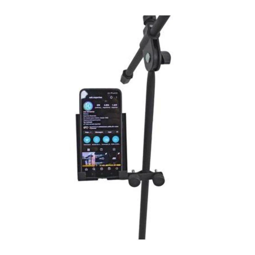 Suporte para Celular ASK C13 Multifuncional Até 9CM de Largura Preto 1 Unidade 18CM
