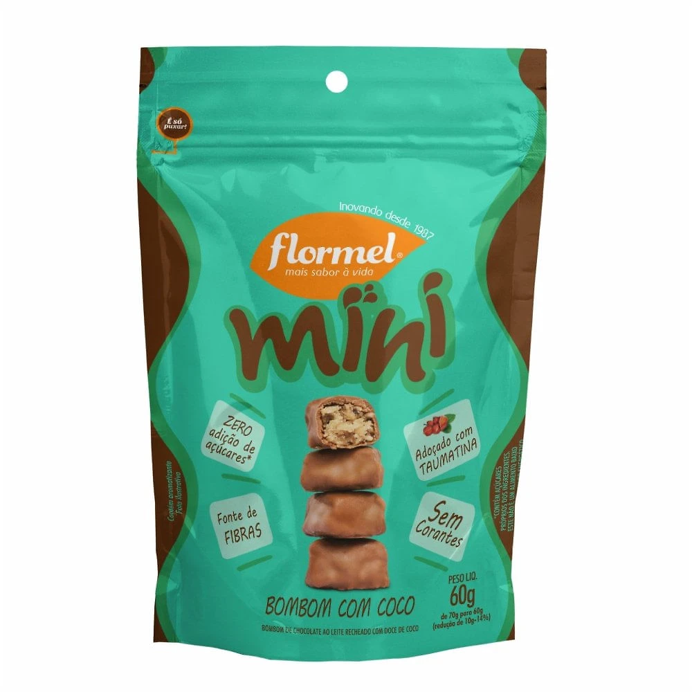 Bombom Flormel Mini Coco 60g