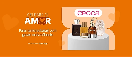 Epoca com até 30% de cashback