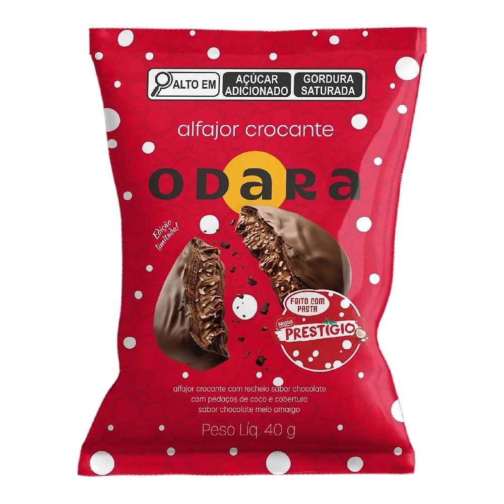 Alfajor Odara Crocante Prestígio 40g