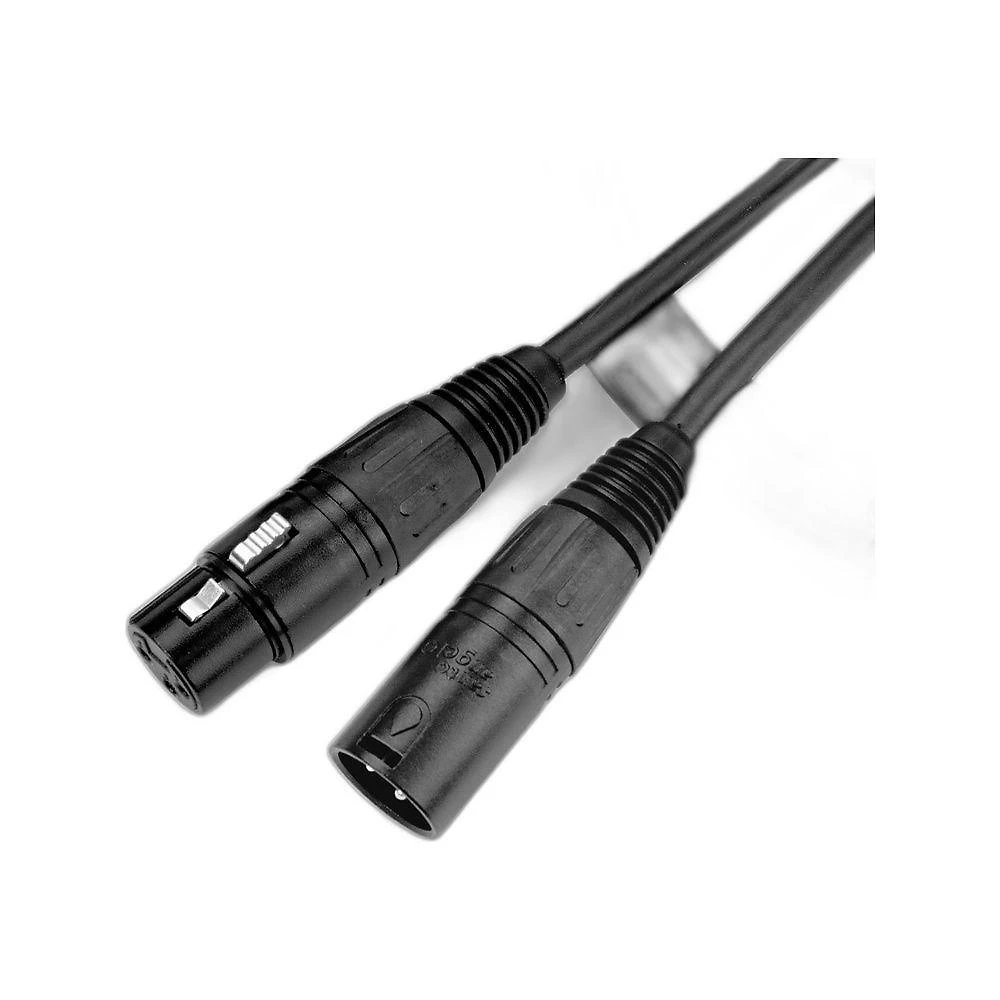 Cabo para Microfone Ninja LW 0,20mm XLR Macho XLR Fêmea Preto Santo Angelo 6,10m