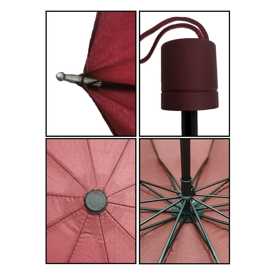 Miniatura Guardachuva Reforçado Masculino Contra Vento Cabe Na Bolsa V