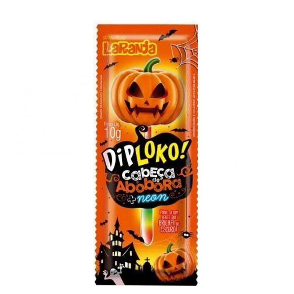 Pirulito Dip Loko Neon Zombie 10g