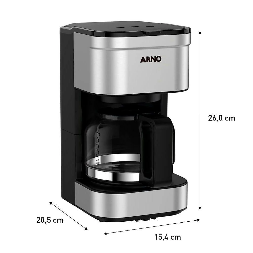 Cafeteira Elétrica Arno Preferita Inox CFPF 110V
