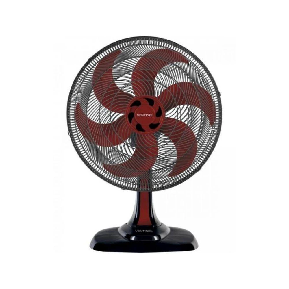 Ventilador De Mesa Ventisol Turbo 6 50cm Vermelho 220V