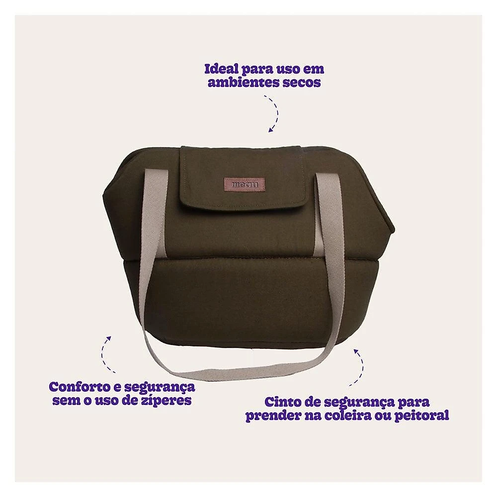 Bolsa de Transporte Meau Verde - Tam. G
