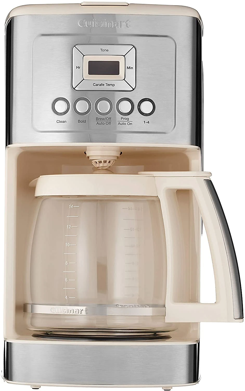 Cuisinart Cafeteira programável DCC3200 Jarra de Vidro 14 xícaras Creme 110V