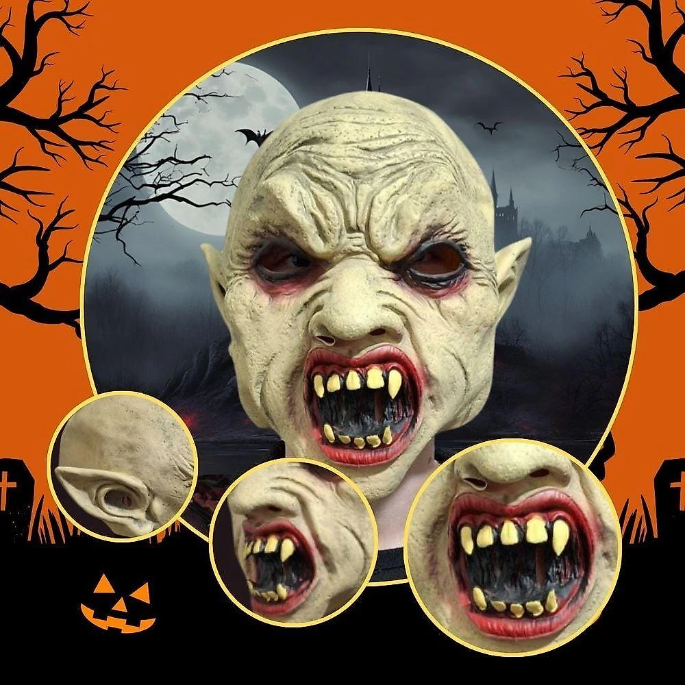 Máscara Demônio Assustador Para Halloween