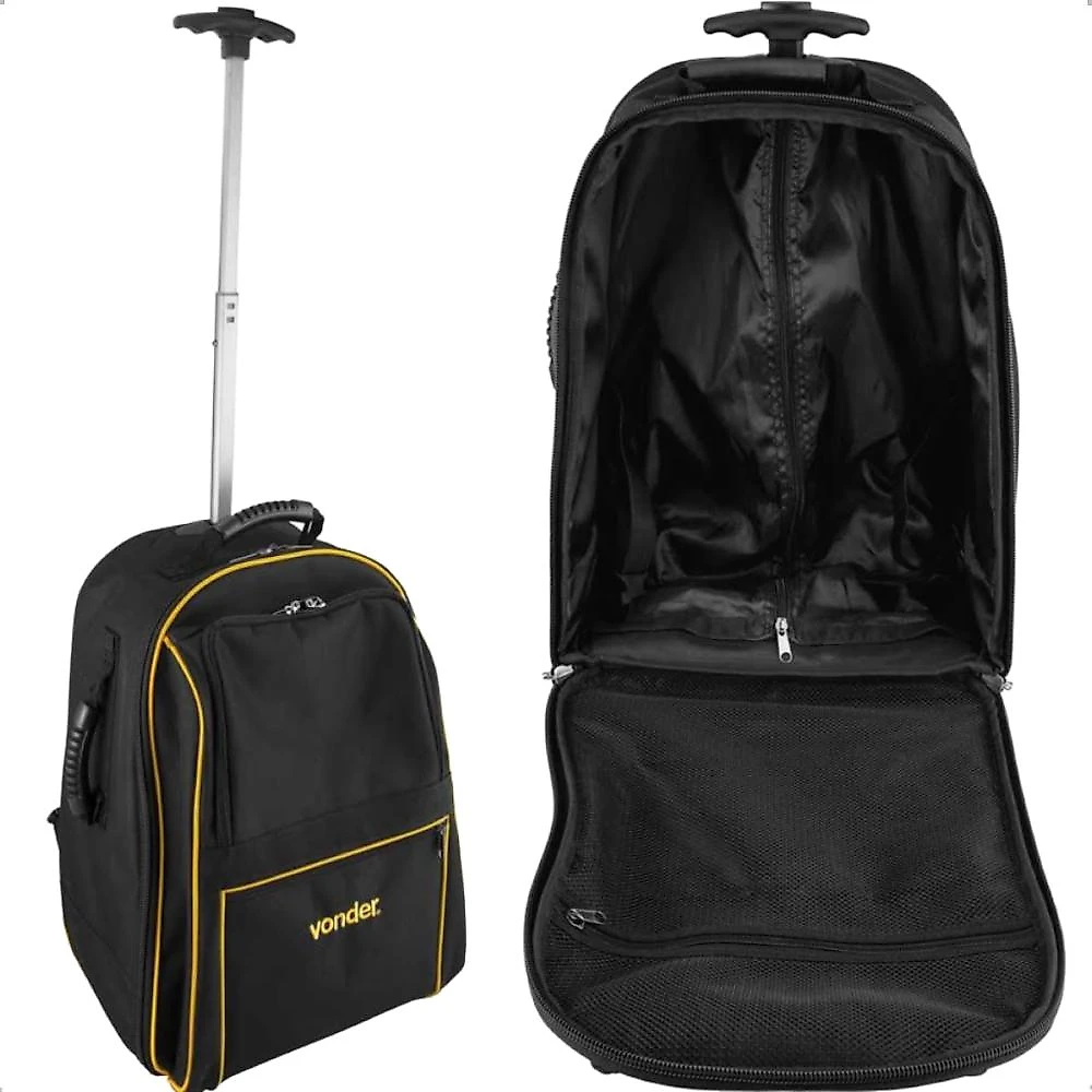 Mochila para ferramentas vonder mov 0500 com rodas, lona reforçada e puxador extensível