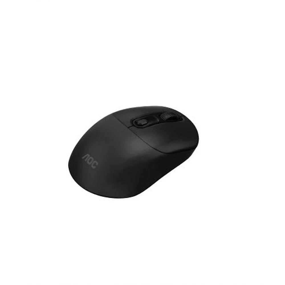 Mouse Óptico sem Fio MS210 com Conexão 2,4 GHZ, 1600 DPI e Design Ergonômico Preta AOC