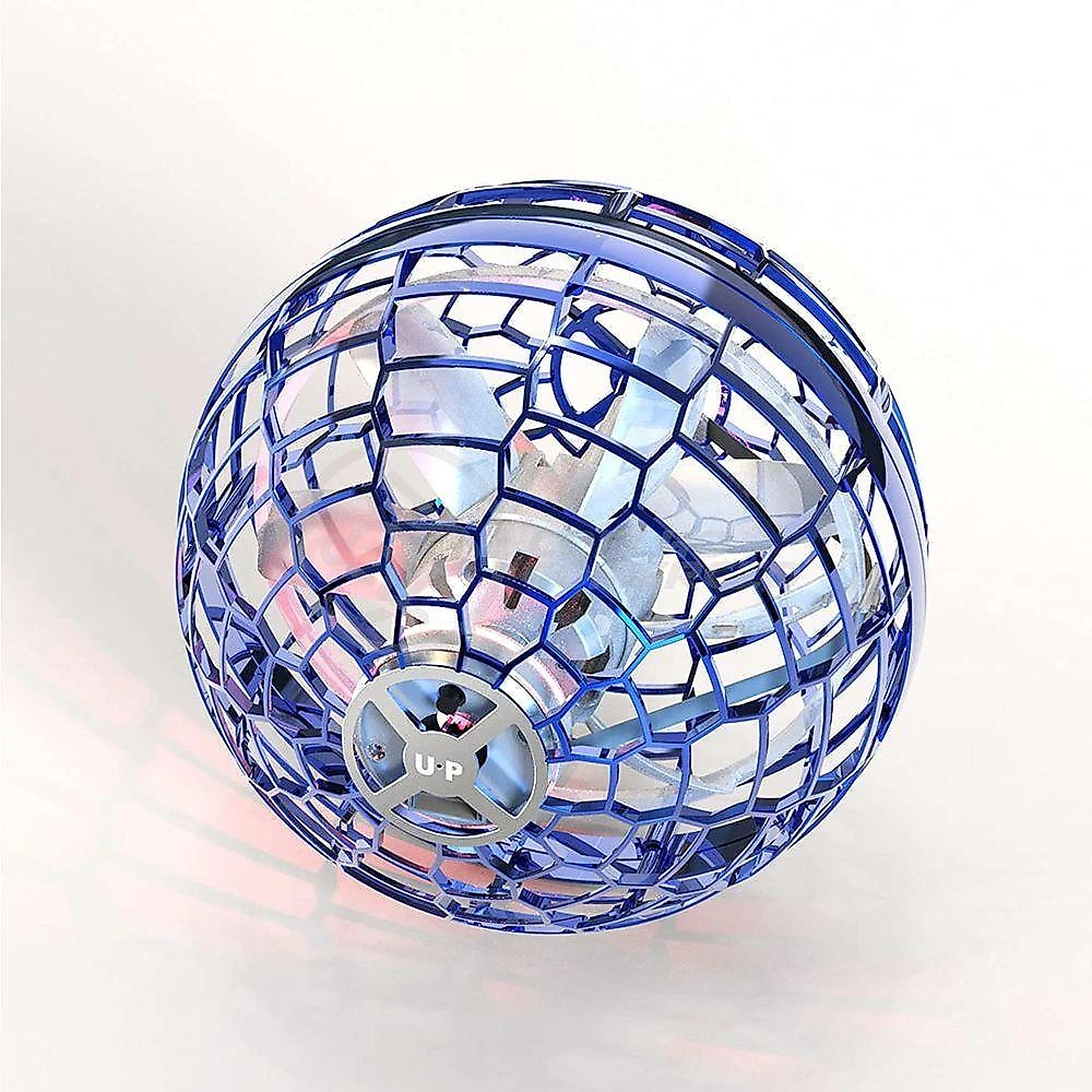 Bola Spinner Voadora Led Divertido Colorido Azul