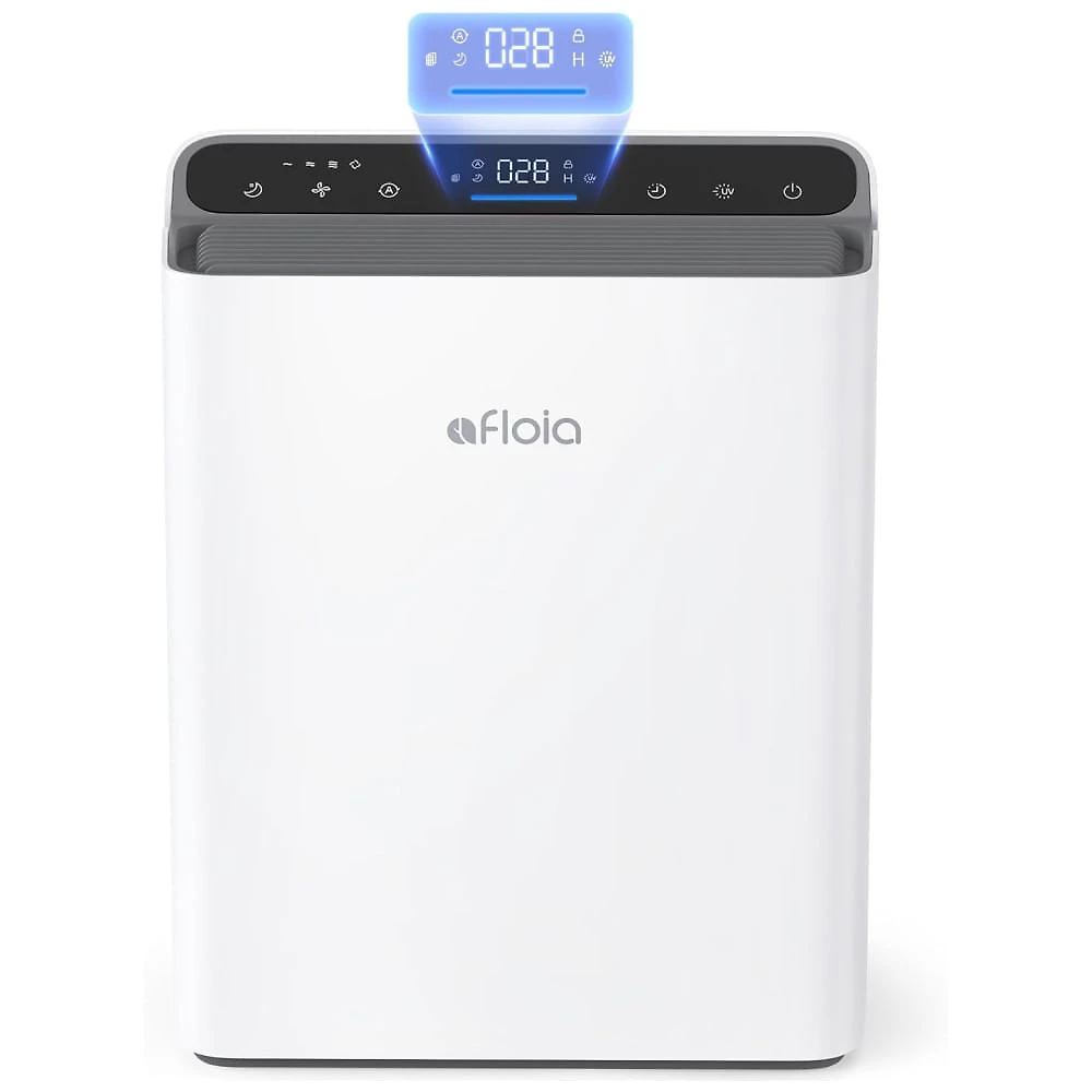 Purificador de Ar para Quarto Grande com Sensor de Qualidade a Laser Afloia