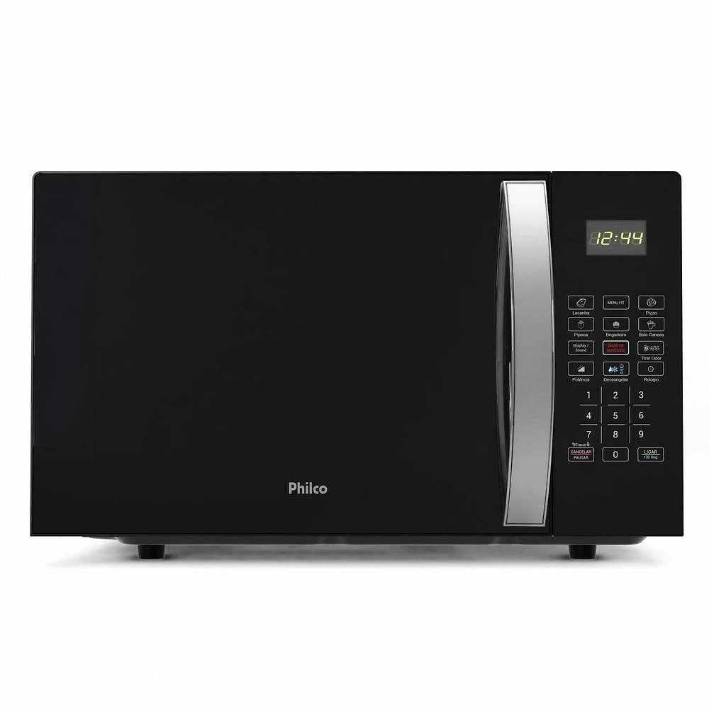 Micro-ondas de Bancada Philco PMO30P 28L 1100W com Limpa Fácil Preto 110V