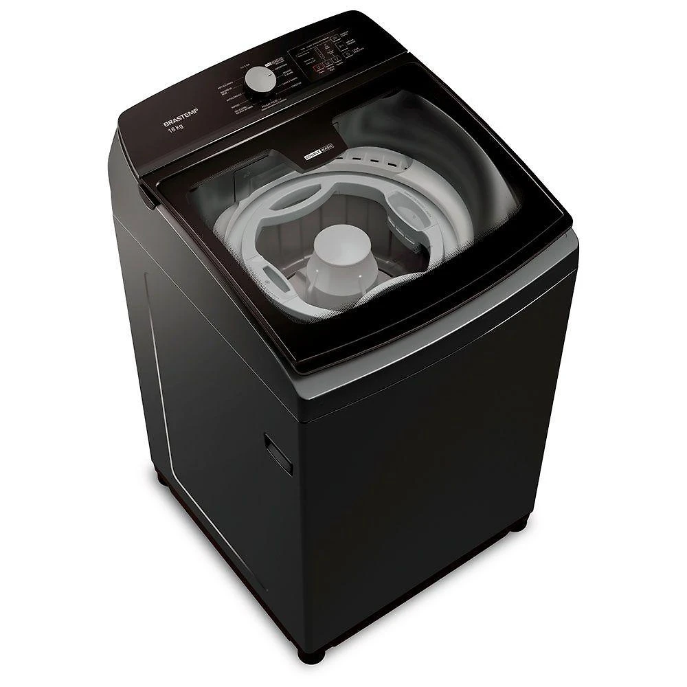Lavadora de roupas brastemp double wash 16 kg 127v titanio (bwd16a9)