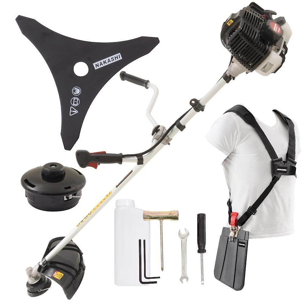 Roçadeira Profissional Kawashima Kw52-le à Gasolina 52cc 2t
