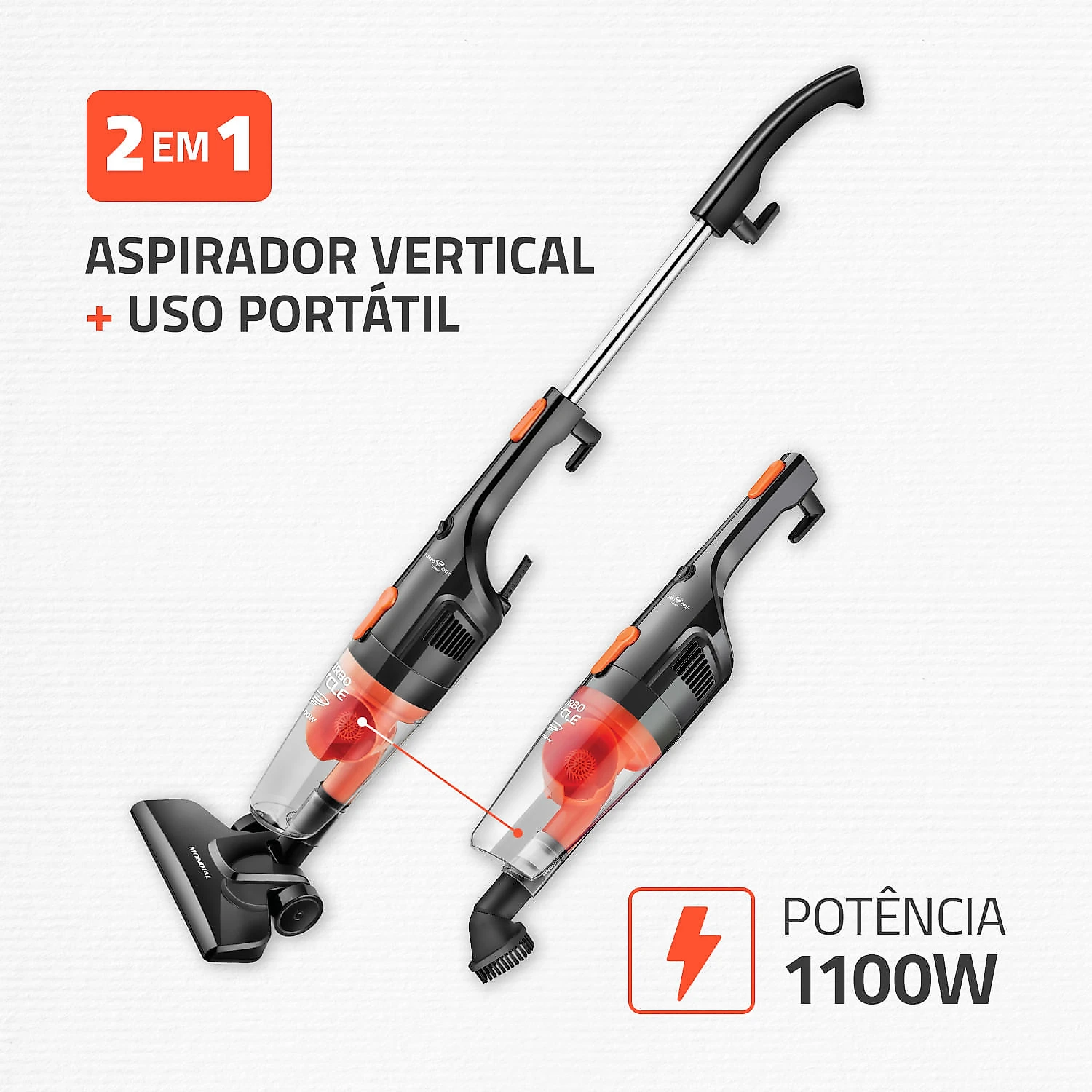 Aspirador de Pó Mondial Turbo Cycle AP-35 127V