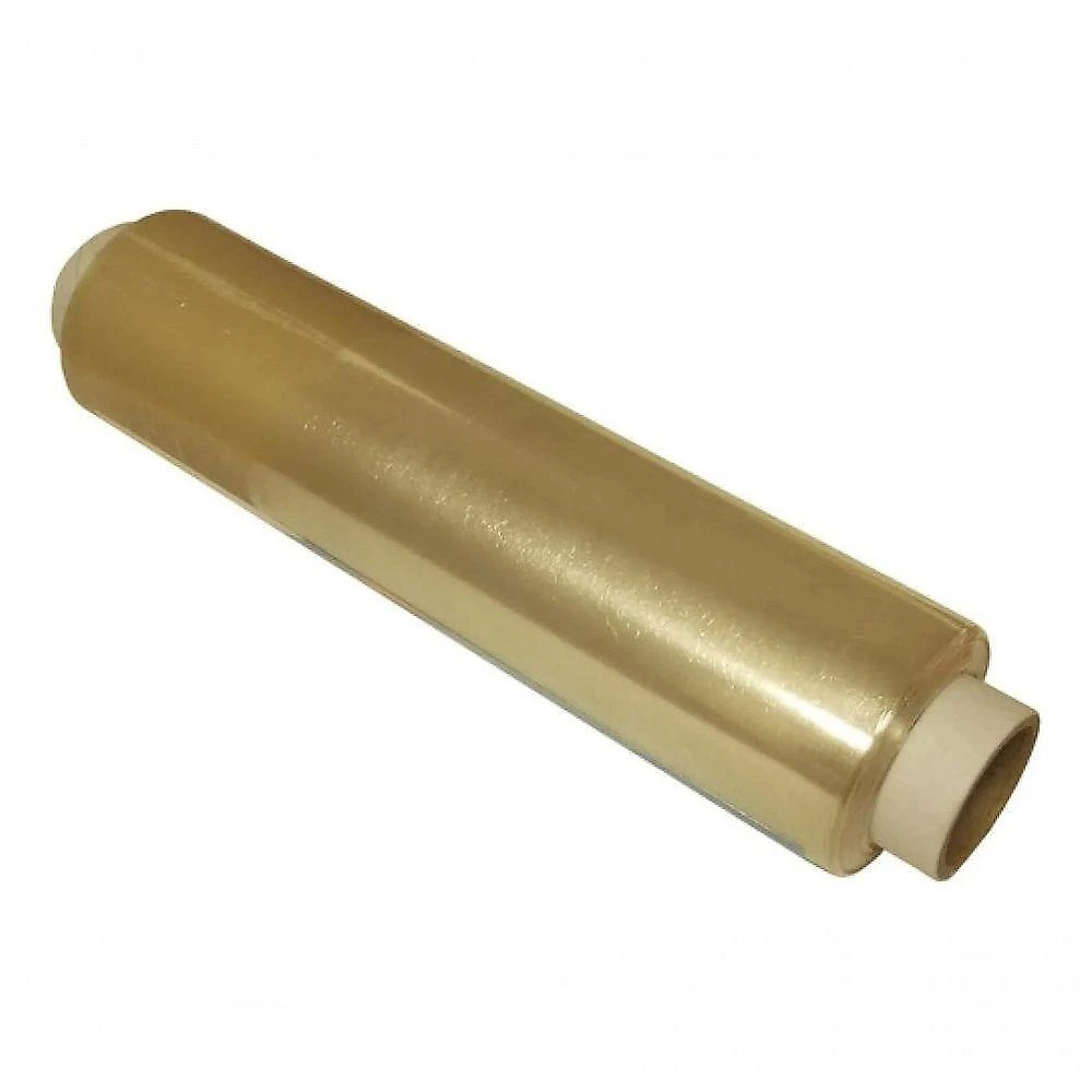 Rolo Bobina Plástico Papel Filme PVC 28CM X 100MTS Esticável 0,009MM Bivolt Guarufilme