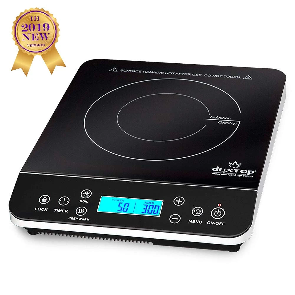 Cooktop Fogão Indução Cooktop Portátil LCD 1800 Watts 9600LS Prata