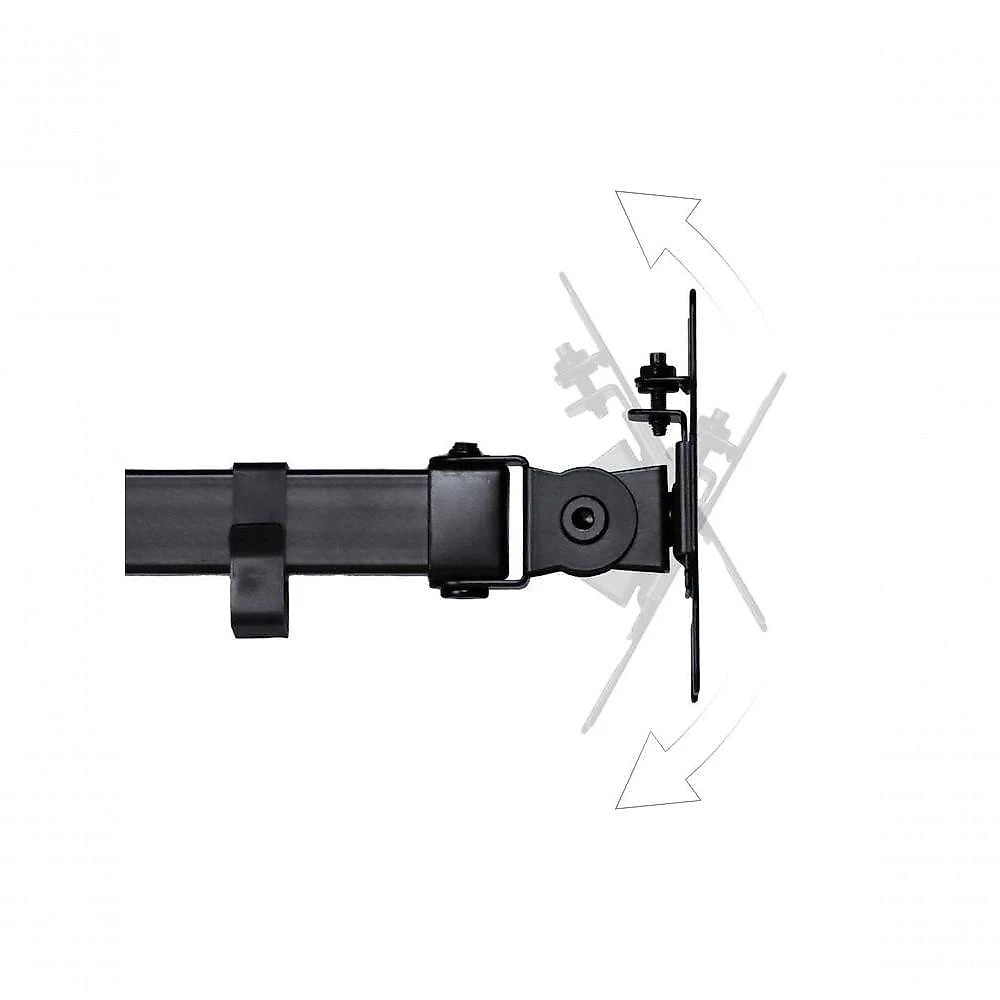 Suporte Articulado SM341C para 2 Telas de 13" a 32" com Organizador de Cabos Preto Vinik