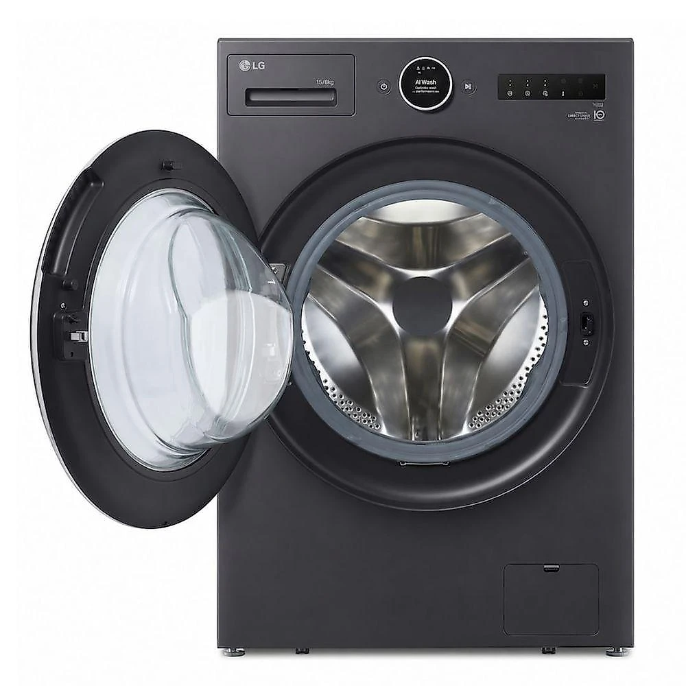 Lava e Seca LG WD18GNTS6B 18kg 10kg AI DD 2.0 Turbowash 360 graus  Preto 220V