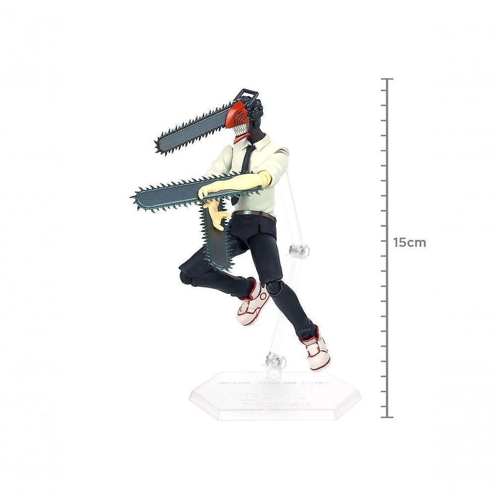 Action Figure Good Smile Company Denji - Figma de Chainsaw Man Articulada em PVC com Acessórios