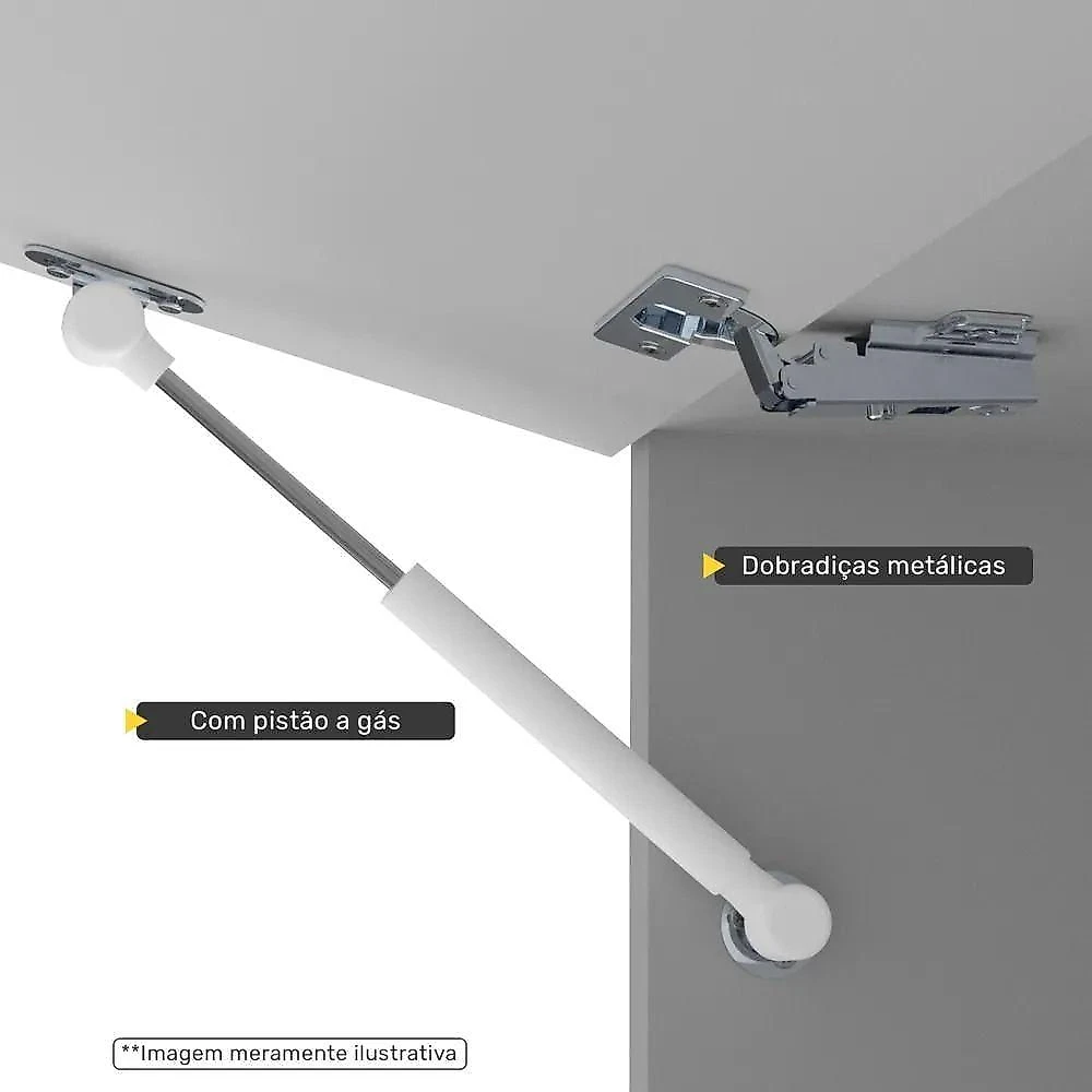 Cozinha Planejada Lux 3 Peças 100%mdf Balcão Gabinete Sem Tampo 119cm 3 Gavetas Preto - Abmaza
