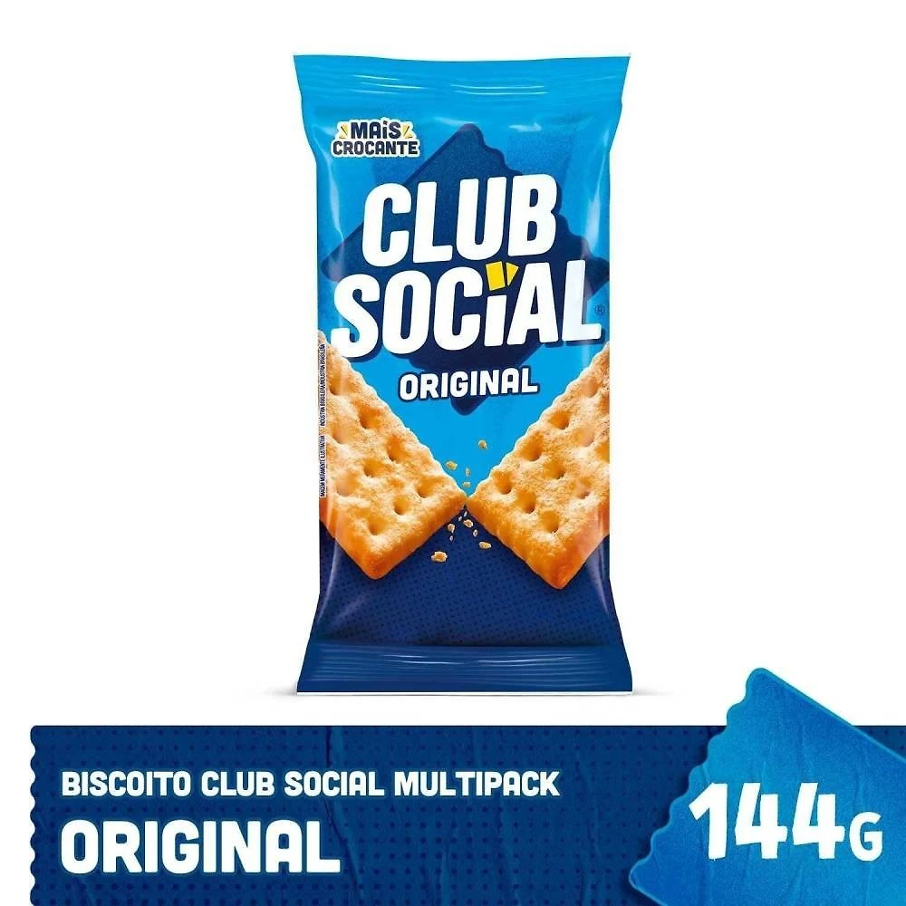 Biscoito Club Social Original 144g