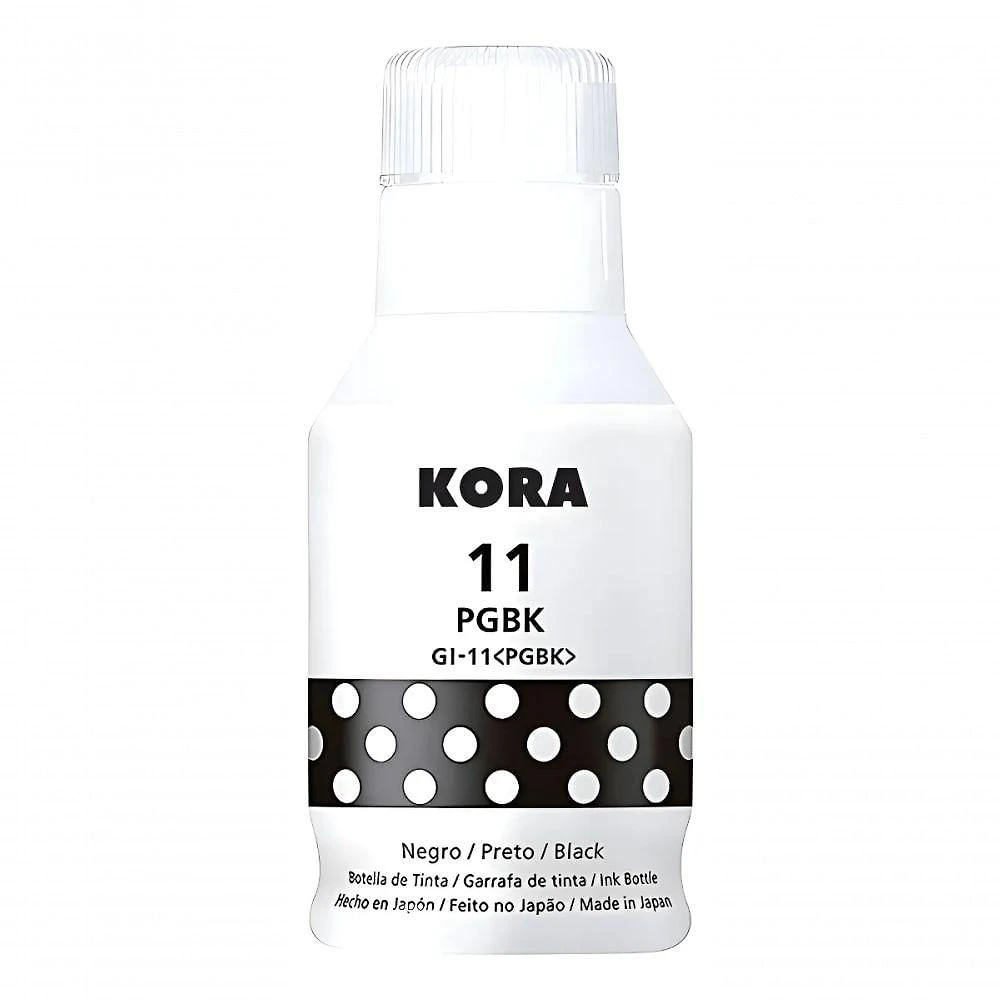Refil de Tinta GI-11 Compatível para Canon G3160 e G2160 Preto Kora 135ML