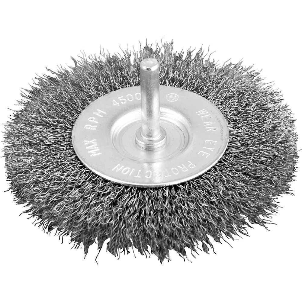 Escova Circular 4 6325450004 Aço Inox Haste 1-4 para Limpeza em Furadeira Vonder
