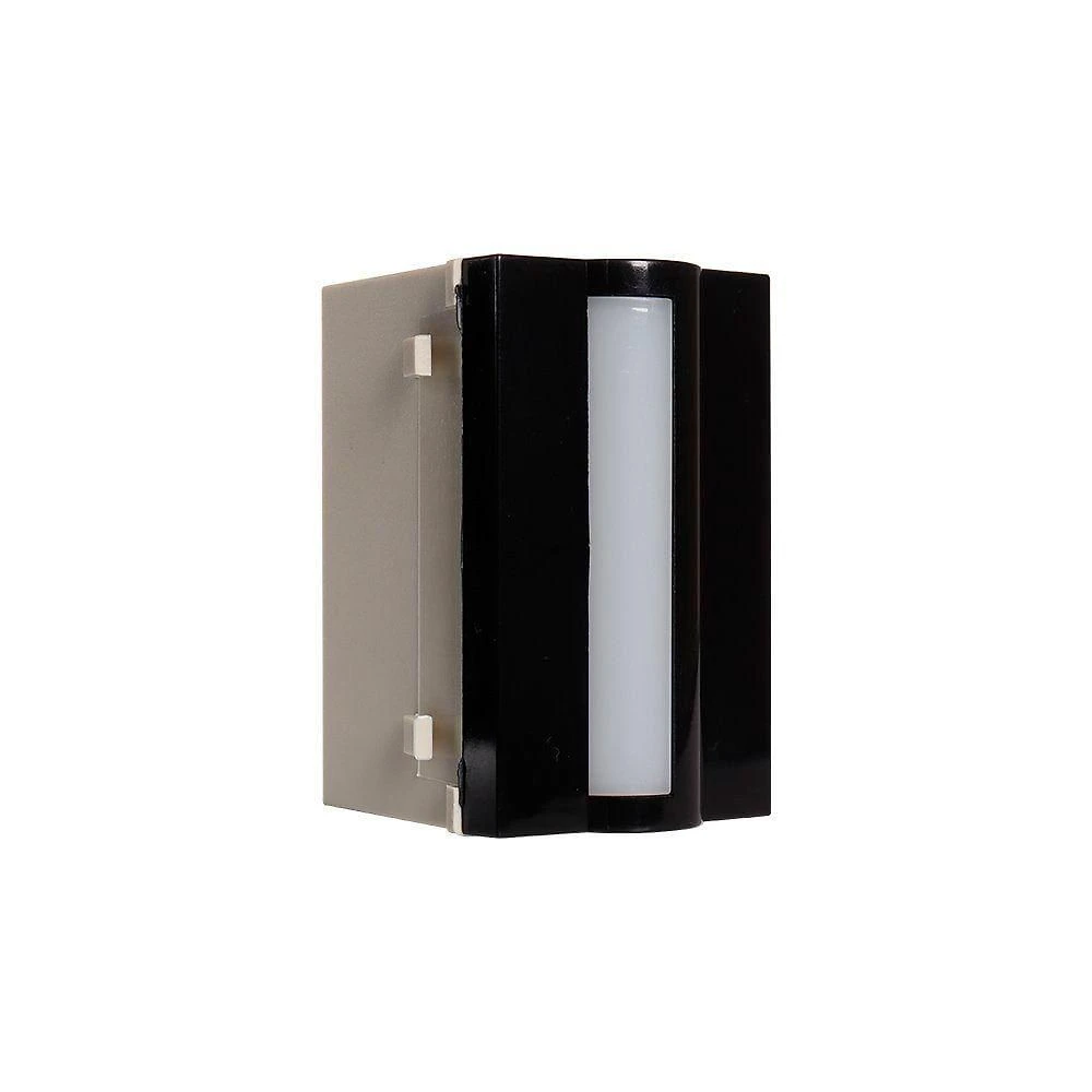Módulo Balizador Horizontal Margirius Sleek Bivolt Preto 3000K Luz Amarela