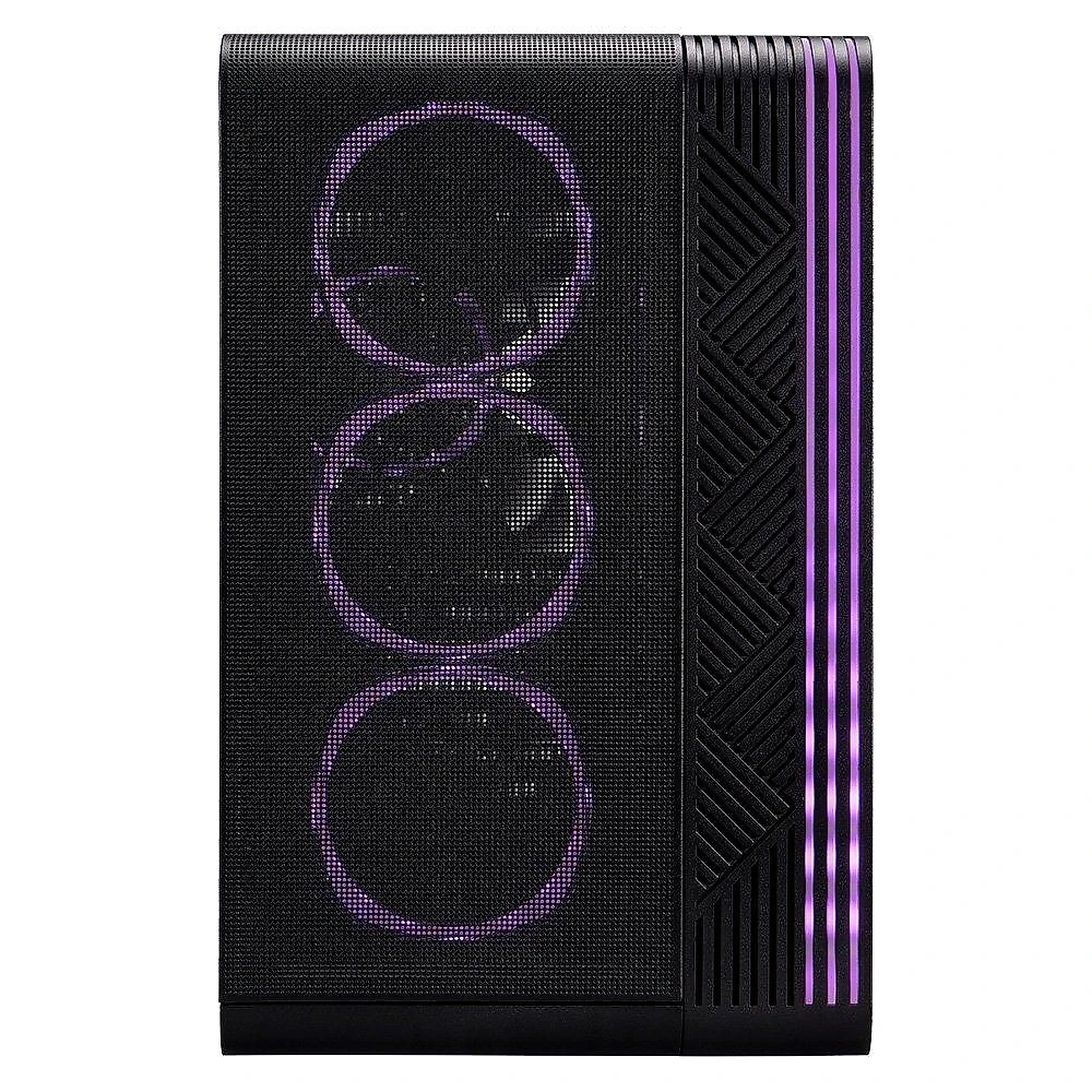 Gabinete Gamer 1STPLAYER VT7, Mid Tower, RGB, ATX, Lateral em Vidro Temperado, 4X Fans, Preto - VT7-BK-4FS7