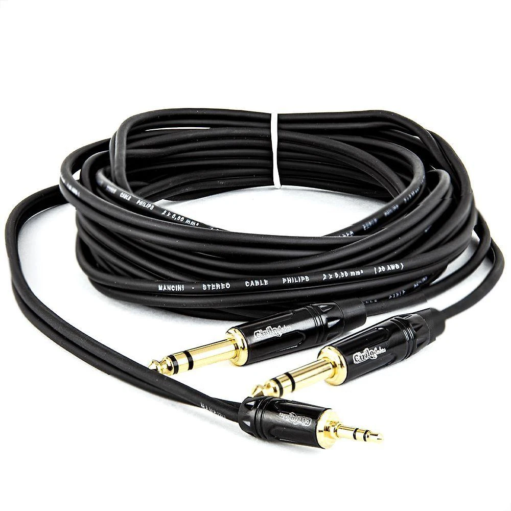 Cabo Adaptador P2 Para 2 P10 Estéreo - 30 Cm