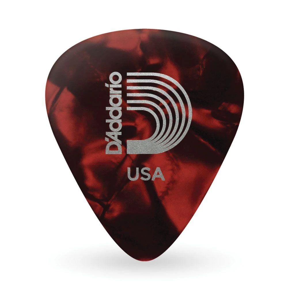 Palheta Celulóide Perolada Média 1CRP4-10 Unidades D'Addario