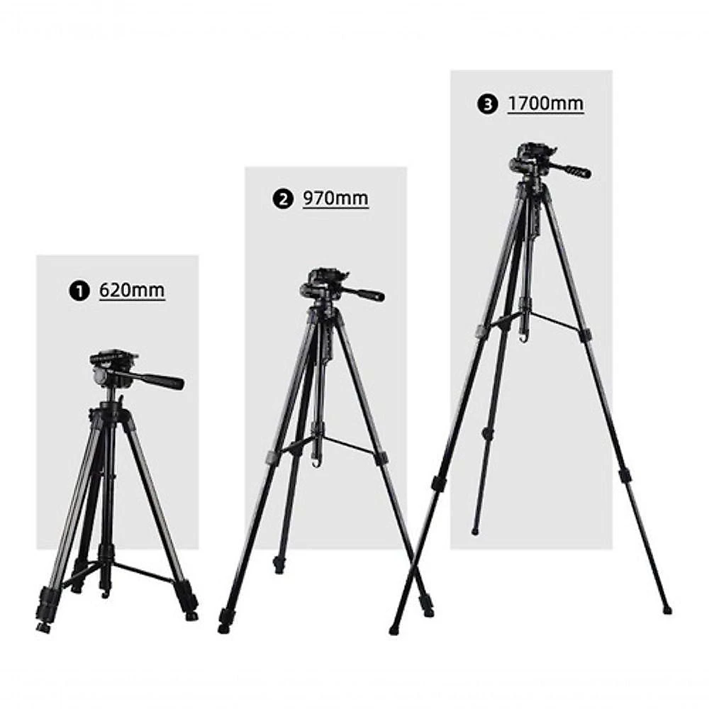 Tripé Universal Fotográfico Profissional 1,80 Mt + Suporte