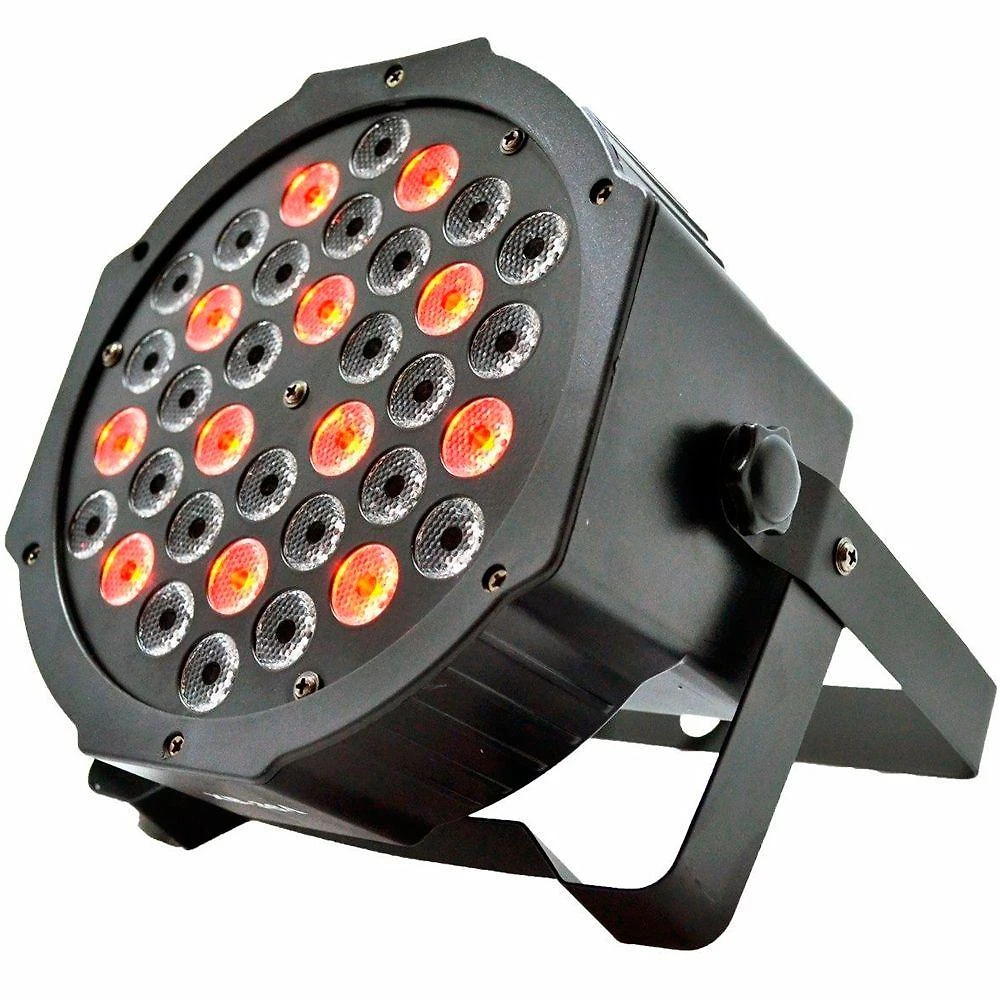 Canhão Slim Par 64 3W 36 LEDs RGB Bivolt GT68