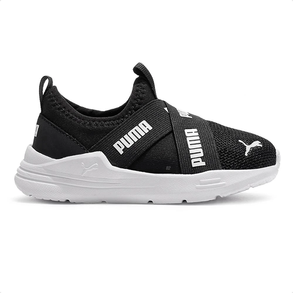 Tênis Puma Wired Run Slip On Infantil