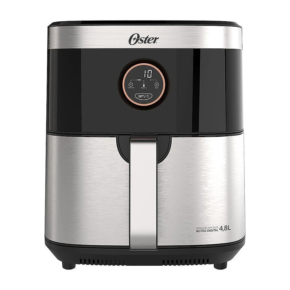 Fritadeira elétrica oster 4,8 litros black&inox 220v ofrt660 220v